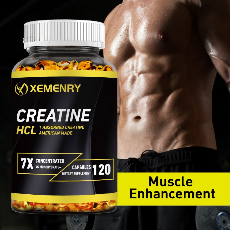 Creatine Hcl Capsule - Creatine HCL Supplement, Support Muscle Weight,
