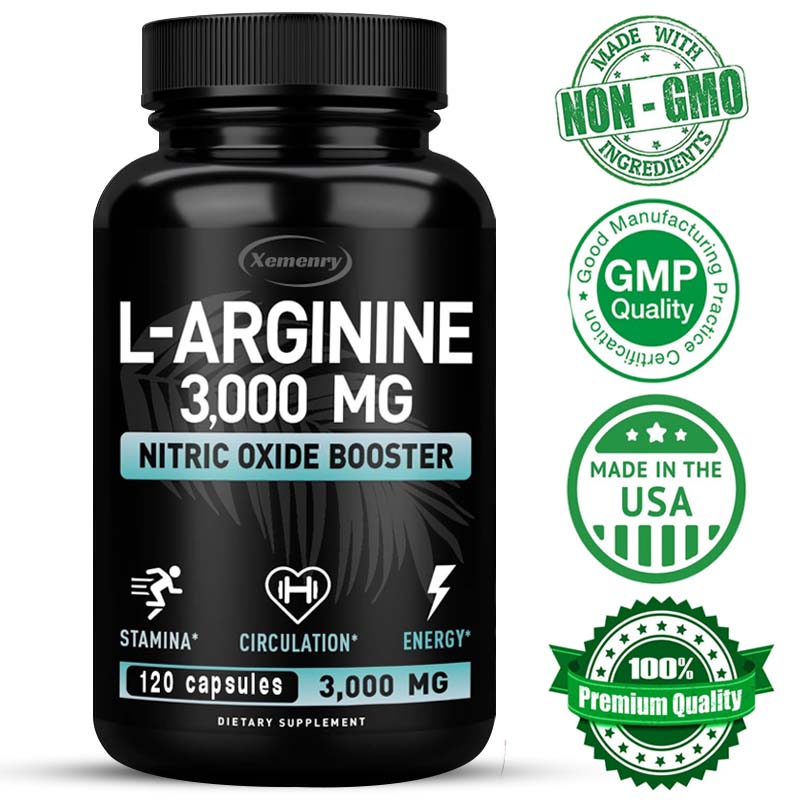 Pre Workout Supplement - L-Arginine Supplement Boost Endurance -Increase for