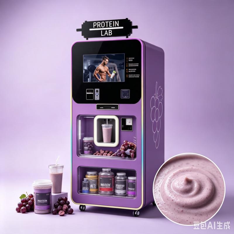 Nutrition Fitness Gym - Protein Shake Vending Machine Customized High