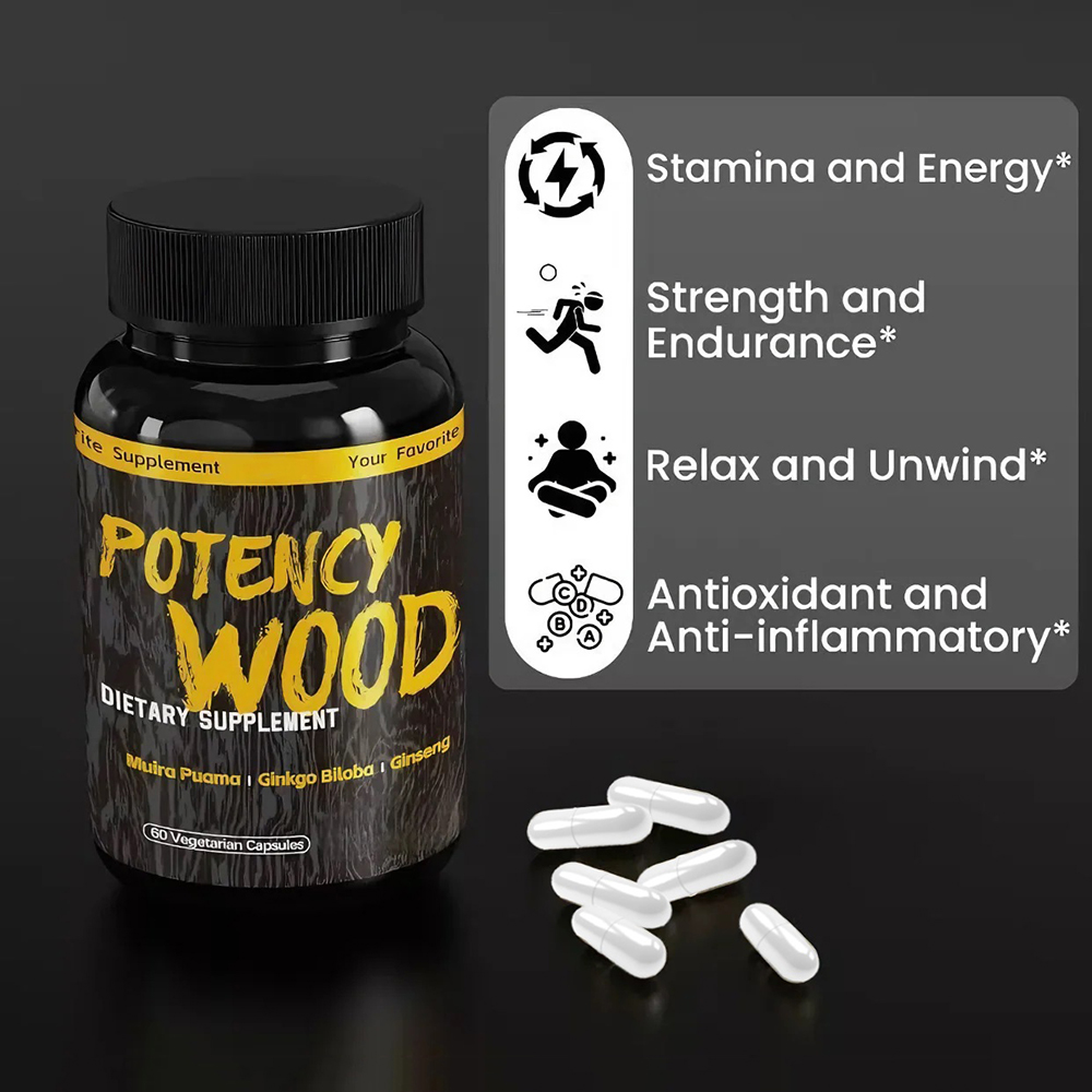 Potency Wood Herbal Supplement - Pre Workout Supplement review and price