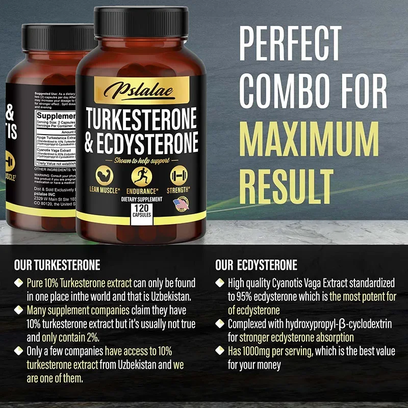 TURKESTERONE & ECDYSTERONE Ext - Pre Workout Supplement review and price
