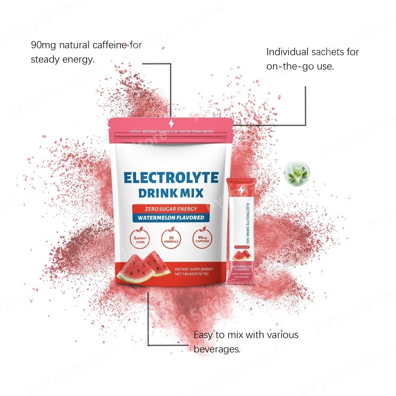 Watermelon Flavor Electrolyte  - Electrolyte Powder Pack review and price