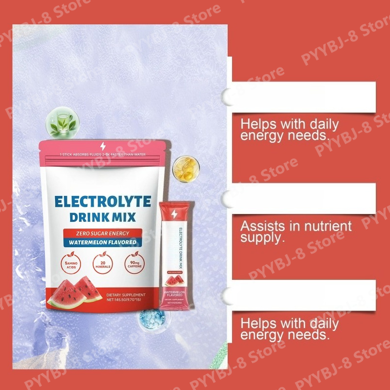 Watermelon Flavor Electrolyte  - Electrolyte Powder Pack review and price