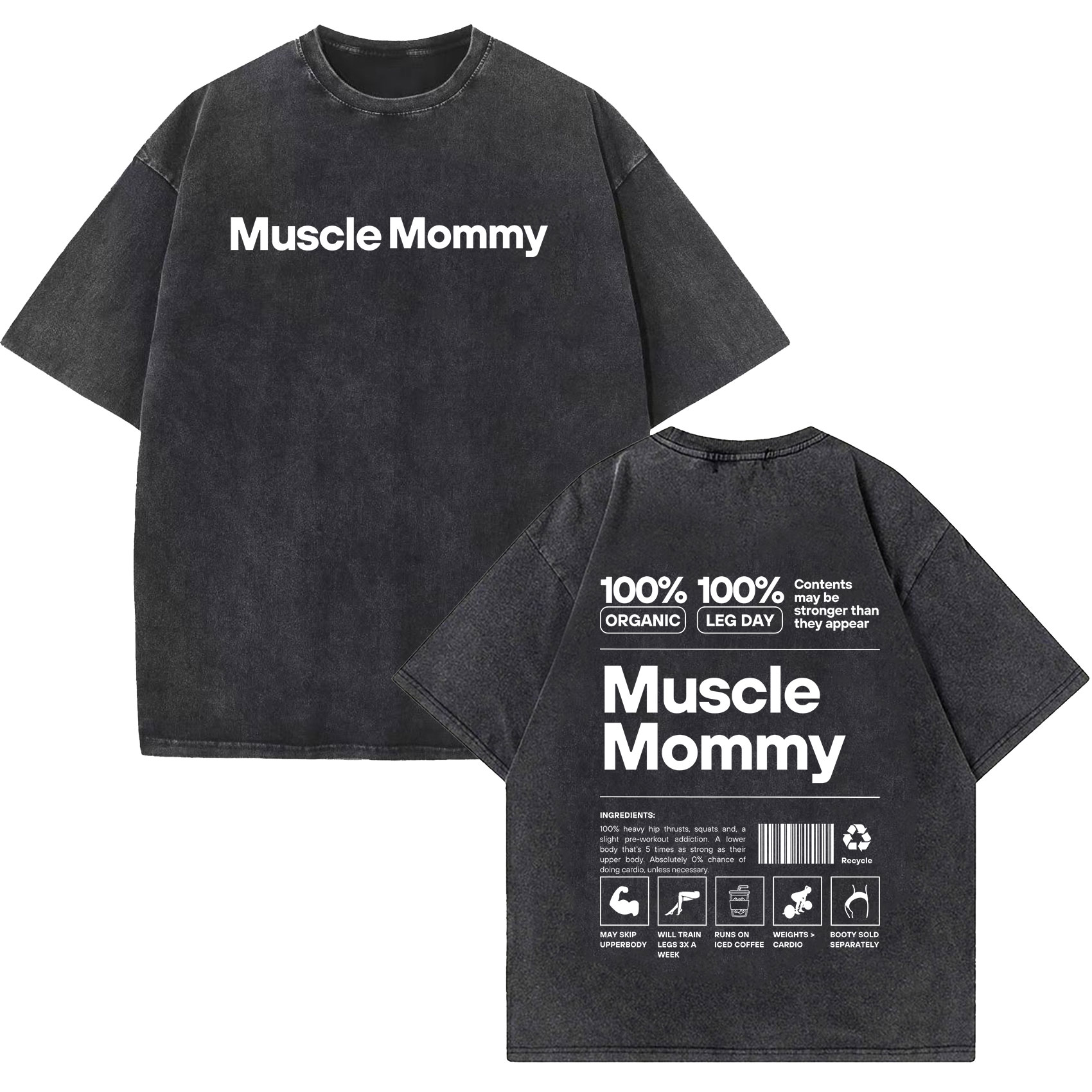 Vintage Acid Washed Distressed - Nutrition Fitness Gym review and price