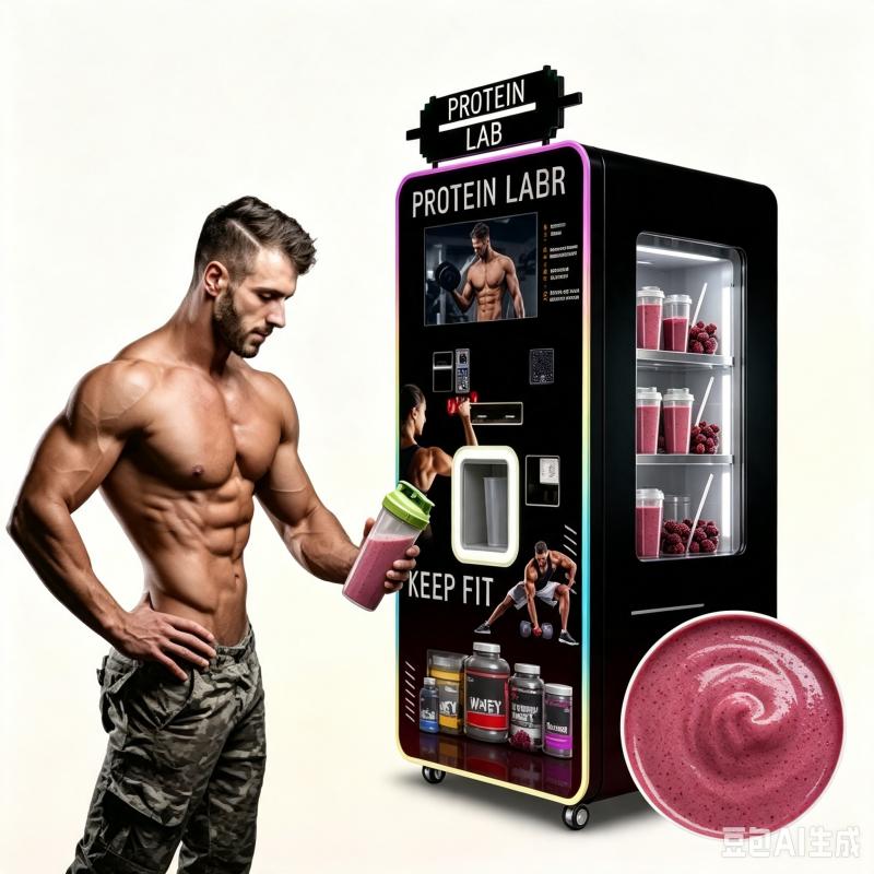 Protein Shake Vending Machine  - Nutrition Fitness Gym review and price
