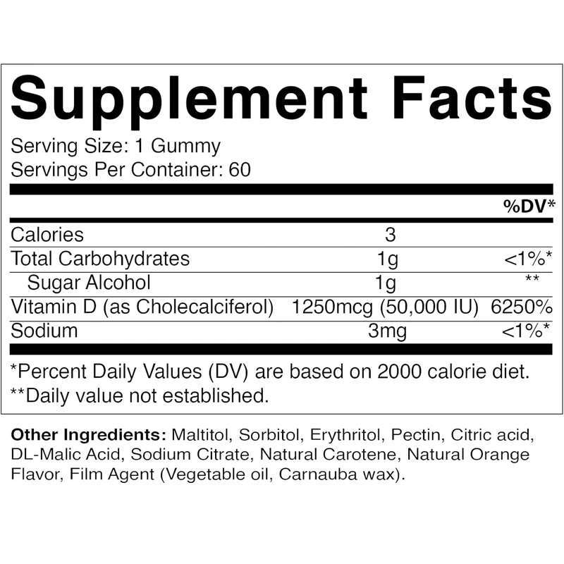 Vitamin Sugar Free Vitamin D3  - Multivitamin Gummy Adult review and price