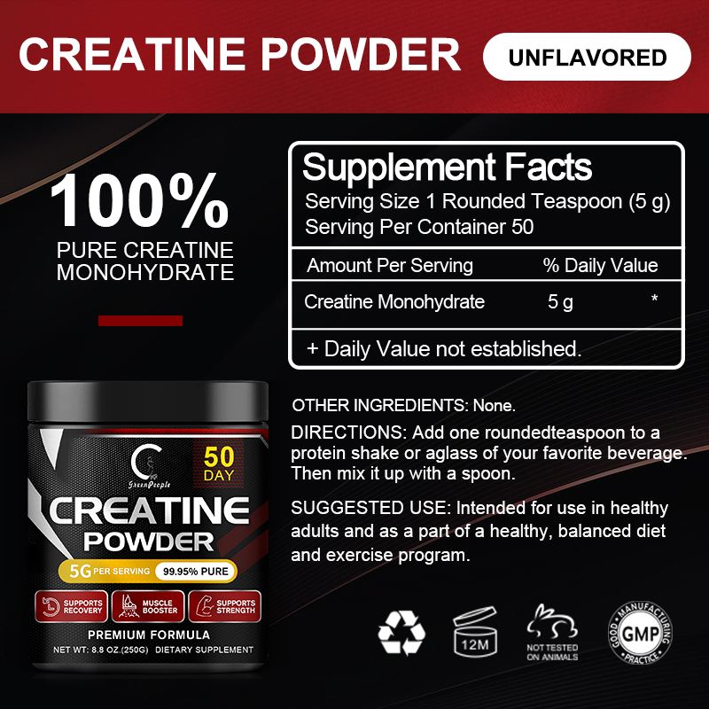 GPGP GreenPeople Creatine Mono - Pre Workout Supplement review and price