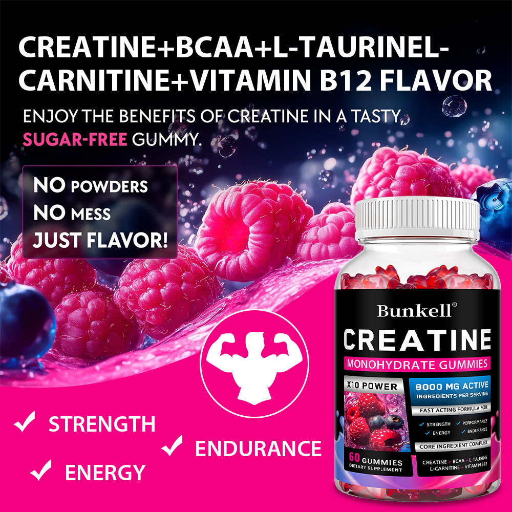 Creatine Monohydrate Gummies - - Pre Workout Supplement review and price