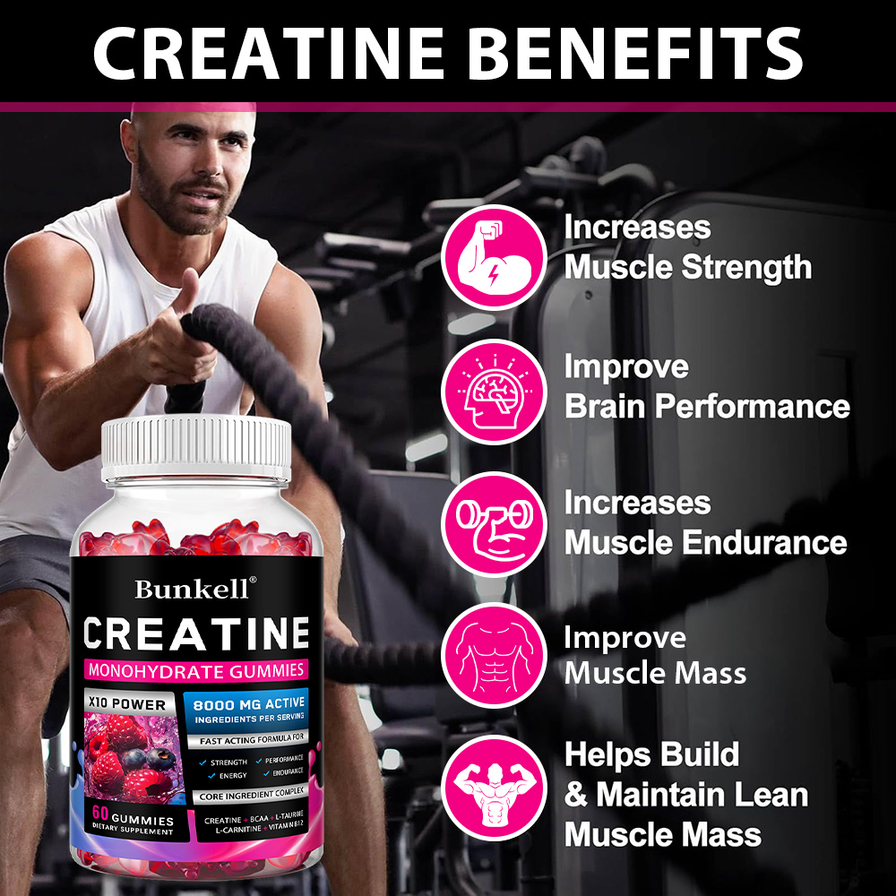 Creatine Monohydrate Gummies - - Pre Workout Supplement review and price