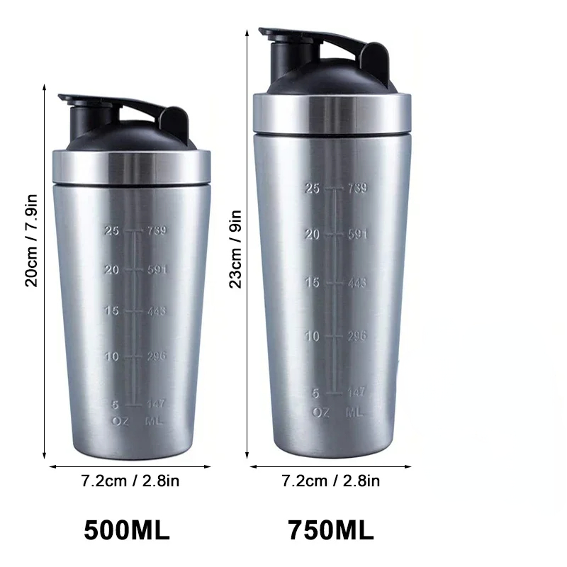 Stainless Steel Protein Shaker - Nutrition For Fitness And Sports review and price