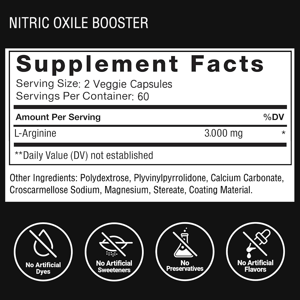 L Arginine 3000mg Capsules wit - Pre Workout Supplement review and price