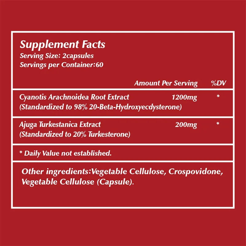 Beta Ecdysterone and Turkester - Pre Workout Supplement review and price